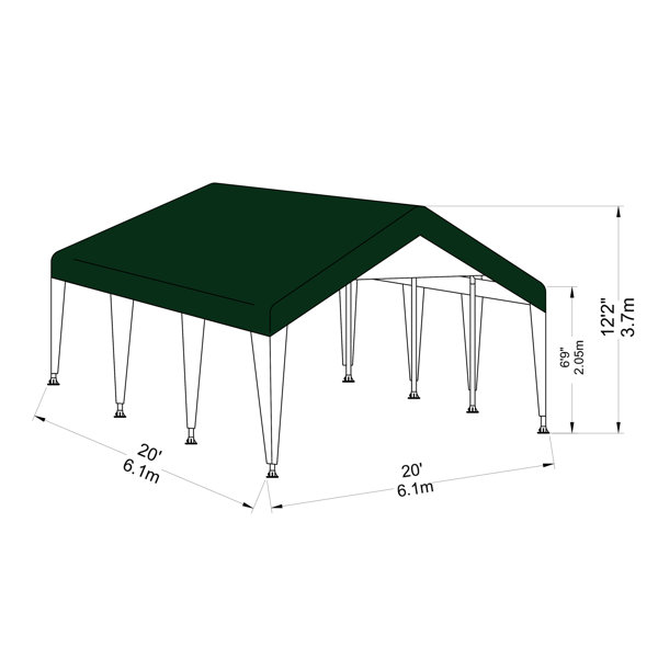 King shop canopy 20x20